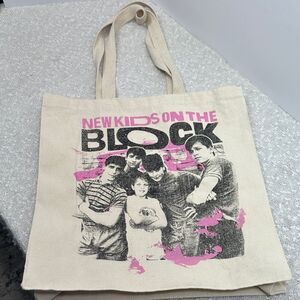 NKOTB NEW KIDS ON THE BLOCK Tour Concert Tote Bag Vintage Look